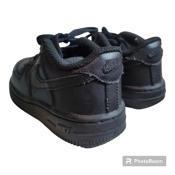 Nike Air Force 1 All Black Sneakers Toddler 8c - Picture 5 of 7